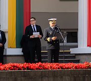 i&scaron;kilminga Generolo Jono Žemaičio Lietuvos karo akademijos absolventų ceremonija