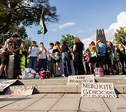 Protestas &bdquo;Leiskit Gazai gyvent&ldquo;