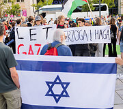 Protestas &bdquo;Leiskit Gazai gyvent&ldquo;