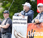 Protestas prie&scaron; LGBT eitynes