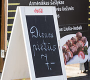 Kavinių kainos Palangoje