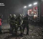 Rusijos atakos padariniai Kyjive