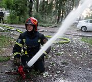 Rusijos atakos padariniai Kyjive