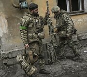 Ukrainos kariai Bachmuto mieste