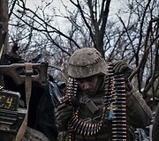 Ukrainos savanorių karių brigada prie Bachmuto
