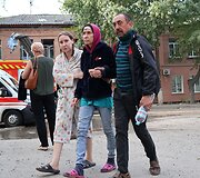 Rusijos atakų padariniai Kyjive