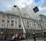 Rusijos atakos padariniai Dnipre