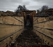 Ukrainoje sparčiai statomos naujos gynybos linijos