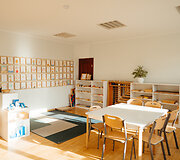 Montessori akademijos klasė
