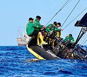 Lietuva pergalingai startavo &bdquo;SSL Gold Cup&ldquo; pasaulio buriavimo taurės &scaron;e&scaron;ioliktfinalyje