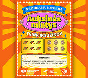 Kviečiame dalyvauti nemokamoje nacionalinėje loterijoje AUKSINĖS MINTYS ir trinti stereotipus apie psichosocialinę negalią