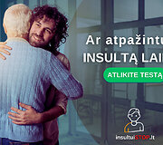 Ar gali atpažinti INSULTĄ LAIKU? 