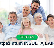 Ar gali atpažinti INSULTĄ LAIKU? 