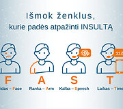 Ar gali atpažinti INSULTĄ LAIKU? 