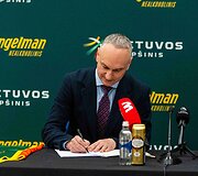 Asociacijos &bdquo;Lietuvos krep&scaron;inis&ldquo; pagrindiniu rėmėju tapo &bdquo;Volfas Engelman&ldquo;
