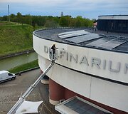 Prie&scaron; vasaros sezoną savanori&scaron;kai atnaujinti Lietuvos jūrų muziejaus pastatai 