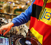 Akimirkos i&scaron; &bdquo;Silent Disco&ldquo;, vykusio &bdquo;Lidl&ldquo; 