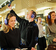 Akimirkos i&scaron; &bdquo;Silent Disco&ldquo;, vykusio &bdquo;Lidl&ldquo; 