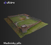 Medininkų pilies 3D vizualizacija