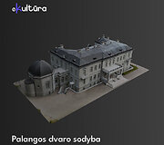 Palangos dvaro sodybos 3D vizualizacija