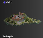 Trakų pilies 3D vizualizacija