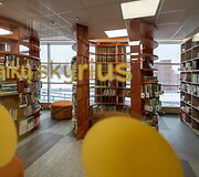 &Scaron;e&scaron;kinės biblioteka persikėlė: naujos erdvės skaitymui, mokymuisi, renginiams 