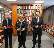 &Scaron;e&scaron;kinės biblioteka persikėlė: naujos erdvės skaitymui, mokymuisi, renginiams 