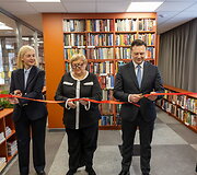 &Scaron;e&scaron;kinės biblioteka persikėlė: naujos erdvės skaitymui, mokymuisi, renginiams 