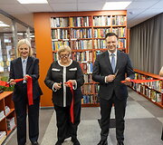 &Scaron;e&scaron;kinės biblioteka persikėlė: naujos erdvės skaitymui, mokymuisi, renginiams 