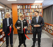 &Scaron;e&scaron;kinės biblioteka persikėlė: naujos erdvės skaitymui, mokymuisi, renginiams 