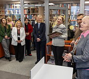 &Scaron;e&scaron;kinės biblioteka persikėlė: naujos erdvės skaitymui, mokymuisi, renginiams 
