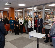 &Scaron;e&scaron;kinės biblioteka persikėlė: naujos erdvės skaitymui, mokymuisi, renginiams 