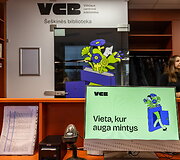 &Scaron;e&scaron;kinės biblioteka persikėlė: naujos erdvės skaitymui, mokymuisi, renginiams 