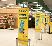 &bdquo;Iki&ldquo; lentynose nutūpė tūkstančiai bitučių: tinklas pristatė naują kokybi&scaron;kų lietuvi&scaron;kų prekių ženklą &bdquo;Bitutė&ldquo;