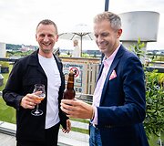 Rožinė premjera Kaune: A. Tapinas su &bdquo;Volfas Engelman Nealkoholinis&ldquo; pristatė Nidos festivaliui sukurtą gėrimą