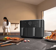 Per 15 minučių &bdquo;Xiaomi Dual Zone Air Fryer 10L&ldquo; i&scaron;sprendžia amžiną klausimą &bdquo;ką &scaron;iandien valgyti&ldquo;?  