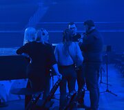 Sumai&scaron;tis M1 muzikos apdovanojimų repeticijų metu