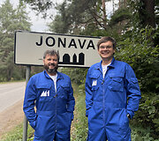 M1 mėlyno pieno banga Jonavoje