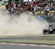 &bdquo;Toro Rosso&ldquo; bolidas i&scaron;čiuožia i&scaron; trasos.
