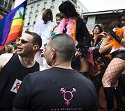 Akimirka i&scaron; 14-o gėjų ir lesbiečių parado