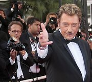 Prancūzų aktorius ir daininkas Johnny Hallyday 