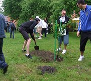 Ąžuoliuko sodinimo akcija