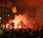 &bdquo;Barcelona&ldquo; komandos sirgaliai &scaron;venčia pergalę. 