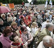 Manifestacijas &bdquo;Už Latviją! Prie&scaron; neteisingumą!&ldquo;
