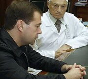 Rusijos prezidentas Dmitrijus Medvedevas