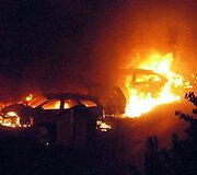 Kadras i&scaron; įvykio vietos.