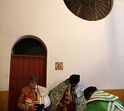 Kadras i&scaron; bulių kautynių