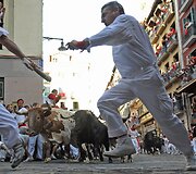 Akimirka i&scaron; San Fermino festivalio