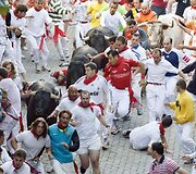 Akimirka i&scaron; San Fermino festivalio