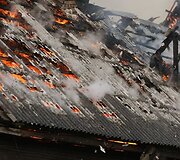 Gaisras Lvovo gatvėje